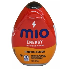 Mio Energy Caffeine Tropical Fusion Liquid Water Enhancer 1.62 oz