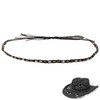 nemokamai Cowboy Hat Bands for Men Women, Braided Hatbands Belt