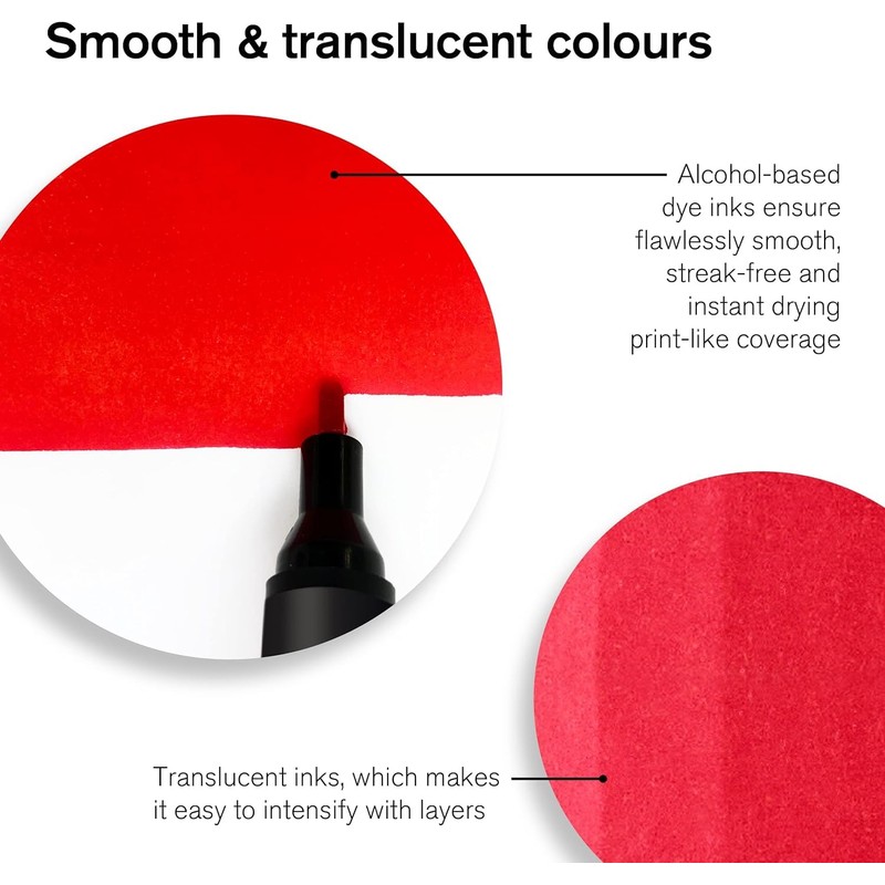 Winsor & Newton 0290190 ProMarker Set - Primary Colours, 3