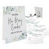 Candy Guessing Game Cards-1 Sign 8x11" and 50 Cards, Greenery