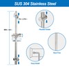 BANGPU 24 Inch Shower Slide Bar, Adjustable Shower Bar For
