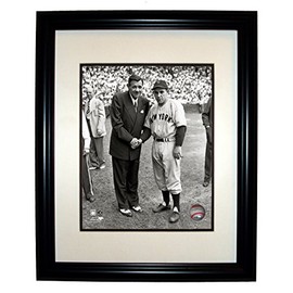 Babe Ruth & Yogi Berra NY Yankees 8x10 Photo 11x14 Black Frame #026