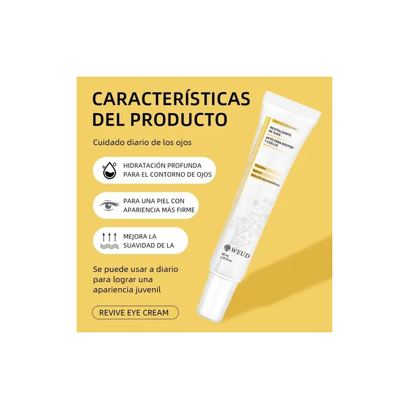 Weud Contorno De Ojos Retinol Antiarrugas Aclarante 40ml X2