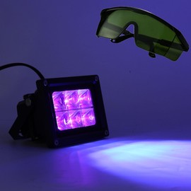 3D Printer UV Resin Curing Light for SLA/DLP LCD 3D Printing 405nm UV LED Curing Light with 80W Output Affect,DIY Curing Enclosure(405nm 10W)