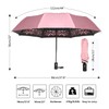 Sakura Umbrella-Windproof Anti Rain/Sun,Cherry Blossom Folding Umbrella (Pink)