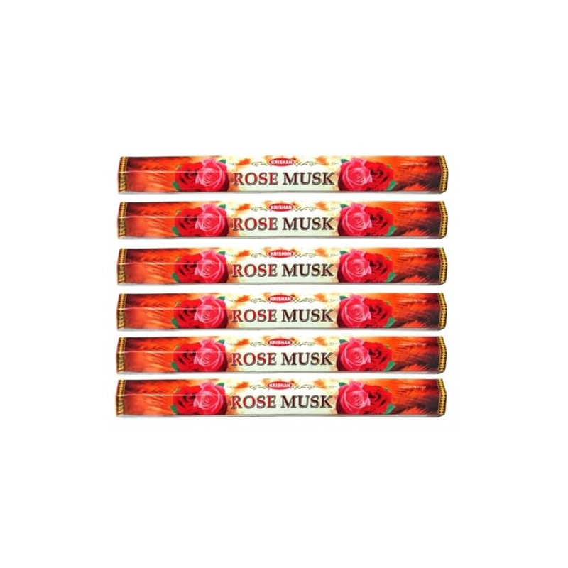 Krishan Incense Sticks Indian Hand Rolled Agarbatti 120 Joss Sticks