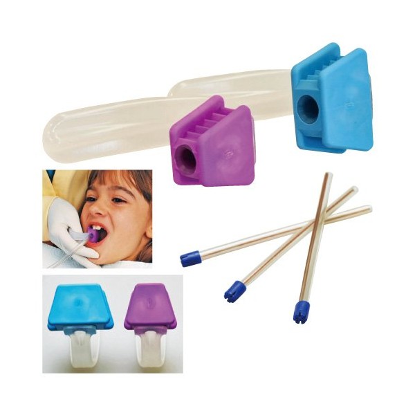 サリババイトブロック（ハンドル付） Ｓサイズ パープル /8-6796-01