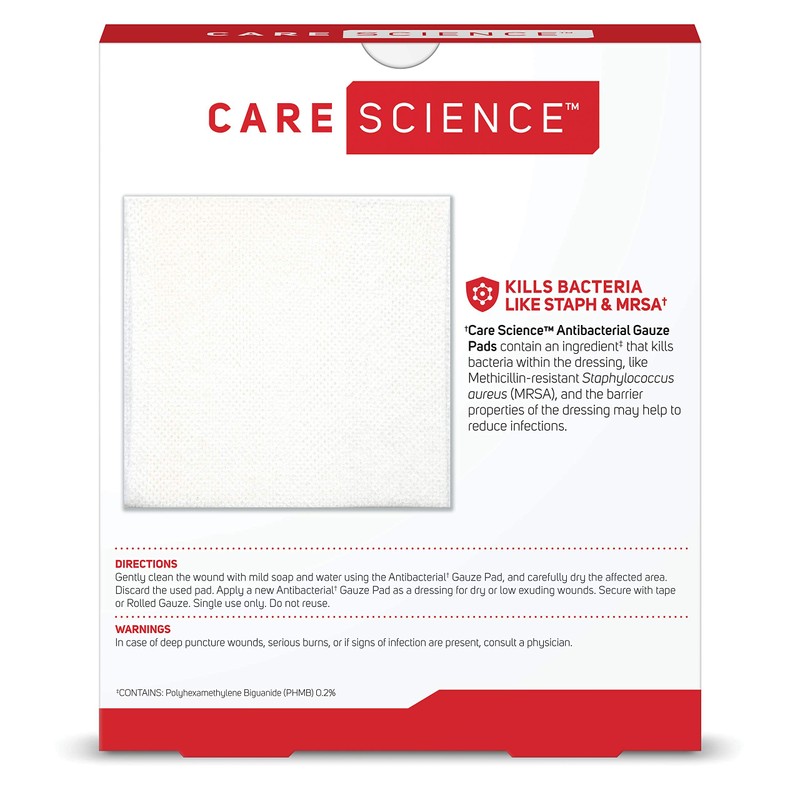 Care Science Gauze Pads, 20 ct, Large, 4 X 4