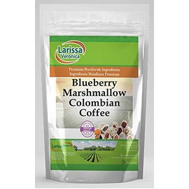 Blueberry Marshmallow Colombian Coffee (Gourmet, Naturally Flavored, Whole Coffee Beans) (8 oz, ZIN: 562423)