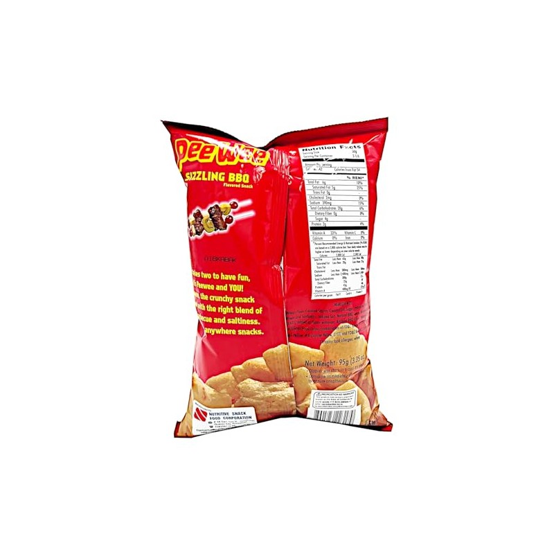 Nutrisnack Peewee Sizzling Barbecue Flavored Snack