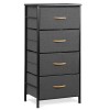 Segawe Fabric Storage Tower with 4 Drawers Tall Chest of