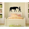 Horse Decal, Girls Bedroom Decor, Teen Room Sticker, Dorm, Western