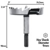 3 Inch Forstner Drill Bit, Saw Toothed Forstner Bit for