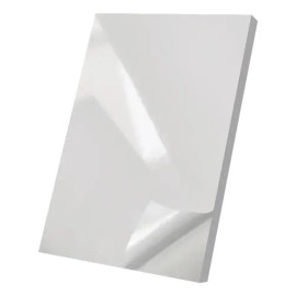 50 Hojas De Papel Fotográfico Autoadhesivo A4, 135g, Blanco
