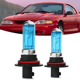 TTDBDAN Halogen Headlights Fit For Ford Mustang 1994-2004 Headlight Bulbs,9007/HB5 High/Low Beams Bright Front Light Combo Kit,Plug & Play,Pack of 2 (Ford Mustang 1994-2004)