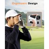 PEAKPULSE Golf Range Finder,1700 Yards Golf Rangefinder with Slope Compensation