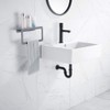 Siphon Black Matt for Washbasins and Washbasins, Keymark Brass Pipe