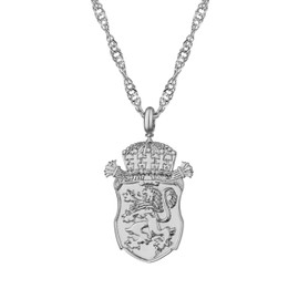 d'origine Bulgaria coat of arms necklace, Bulgarian flag chain, Bulgarian necklace, Bulgarian jewellery, Bulgarian crest jewellery for women, Brass