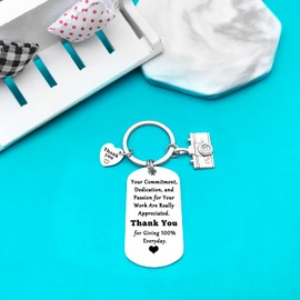 Ximalun Photographer Gifts Photographer Keyring Photographer Appreciation Gifts Wedding Photographer Gift Christmas Birthday Leaving Retirement Thank You Gifts for Photographer