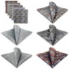 Shlax & Wing Men's Pocket Square Set of 5 Business