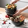 vicrays Ceramic Cereal Bowls Set - Porcelain 26 Ounce Soup