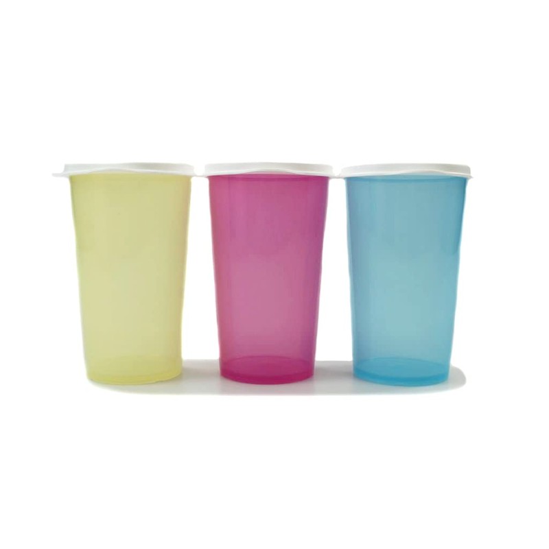 Tupperware To Go Eco 330 ml Yellow + Pink +