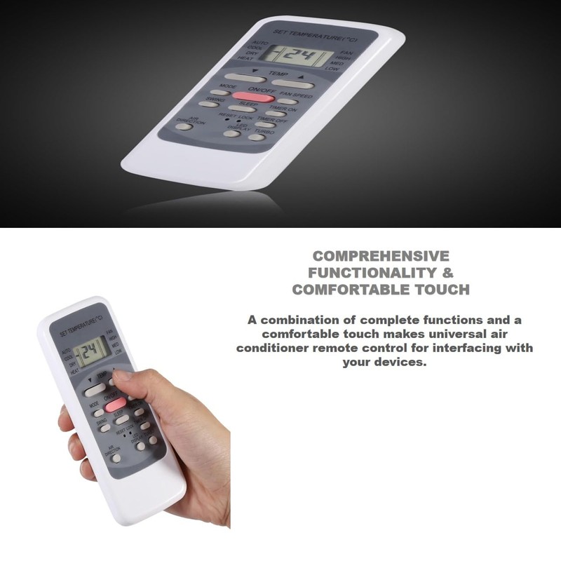 Air Conditioner Remote Controller, Low Power Consumption, Convenient Without Programming