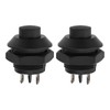 eMagTech 2Pcs Car Push Button Switch Start Button Switch Automotive