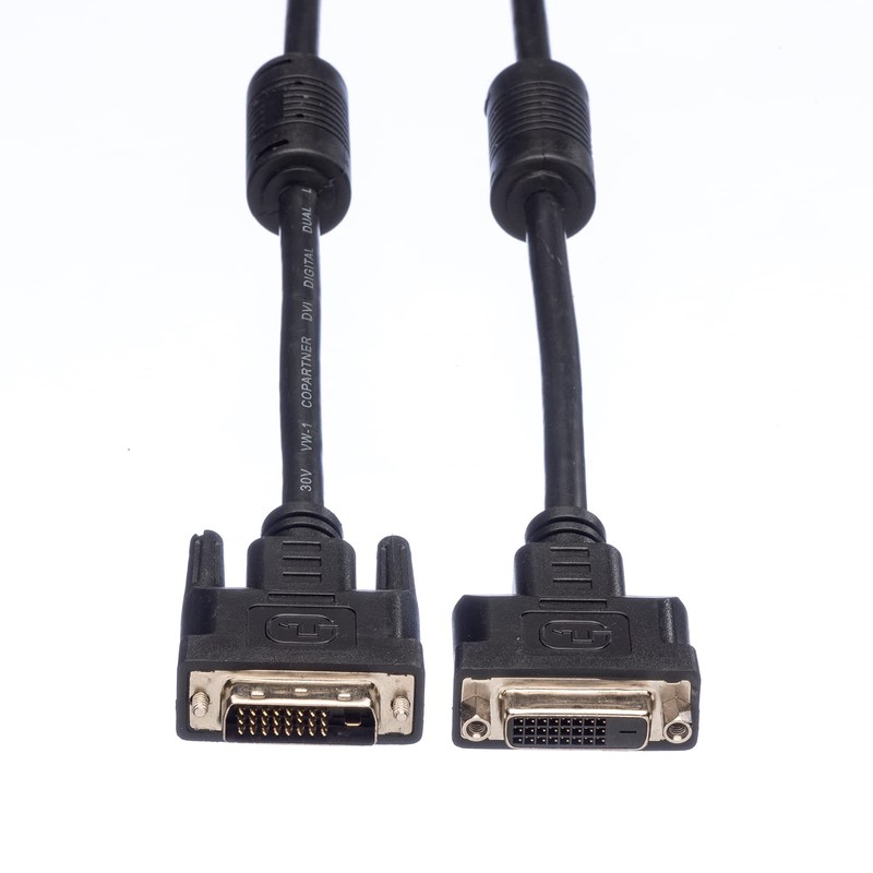 Value 5.0m 24+1 DVI Male to DVI Female Dual Link