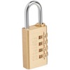 Master Lock Fortress Padlock, Set Your Own Combination Luggage Lock,