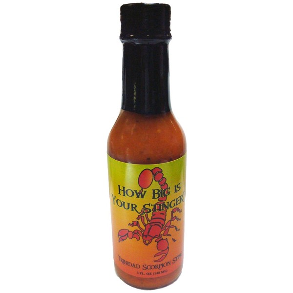 How Big is Your Stinger Trinidad Scorpion Hot Sauce