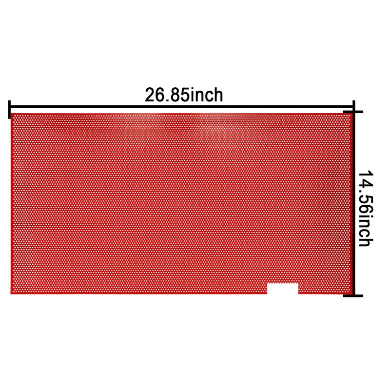 Hooke Road Wrangler Red Accessories Front Grille Mesh Insert Bug