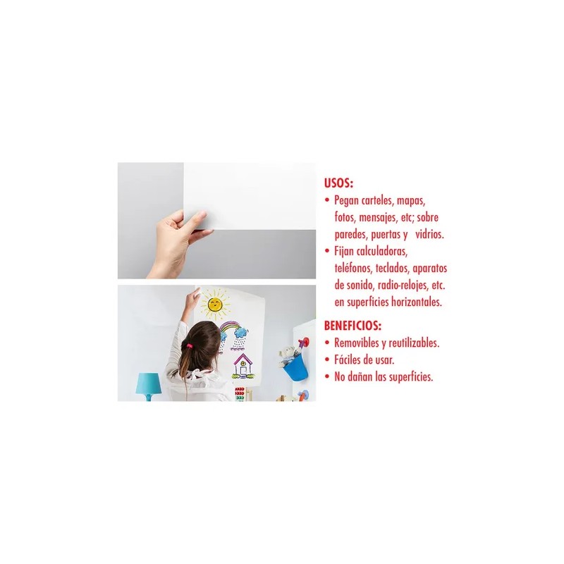 Cuadritos Adhesivos Multiusos Tak 35g Pritt