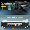 Enmane 8 Port Blank Keystone Patch Panel Wall Mount 10inch