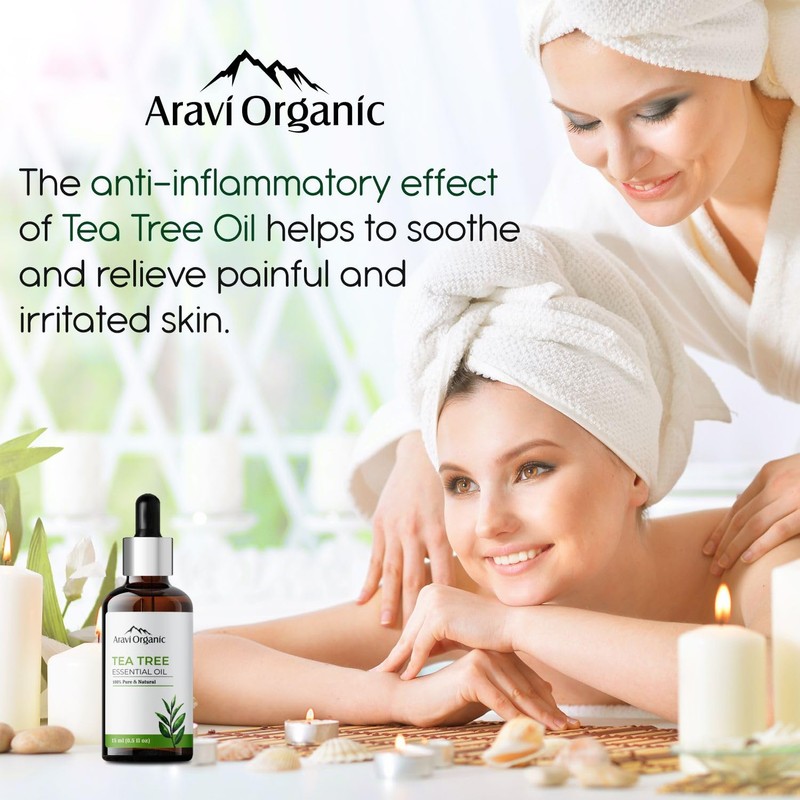 Aravi Organic Tea Tree Essential Oil - 15 ml |