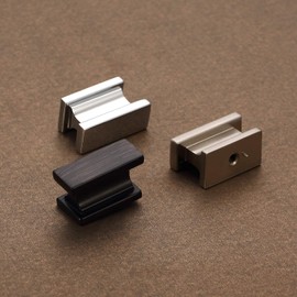 Alzassbg 10 Pack Oil Rubbed Bronze Cabinet Knobs, 1.46 Inch(37mm) Cabinet Hardware Rectangle Knobs for Cupboard and Drawers AL6061ORB