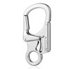 Ahiller Carabiner Keychain Clips, Durable Spring-Loaded Gate, Alloy D Ring
