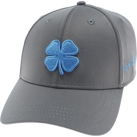 Black Clover Standard Premium 139 Hat, Charcoal Hat/3D True Blue Clover