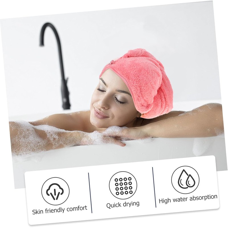 Toalla de Microfibra y Absorbente para Cabello de Secado Rápido