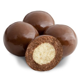 Premium Chocolate Candy (Triple Dipped Malted Milk Balls- 1-36 Ounce Bag)