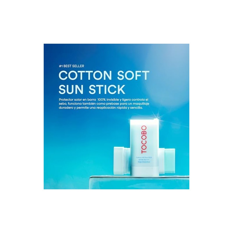 TOCOBO Cotton Soft Sun Stick SPF50 PA 19 g Barra