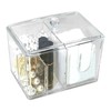 Saihisday Transparent Plastic Storage Box
