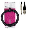 GEWA Pro Line 190585 Microphone Cable 9.5 m Black XLR