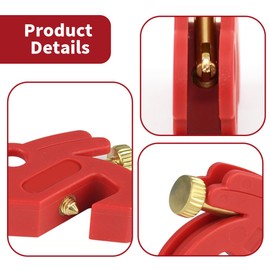 HiLKCO 10 Pack Circuit Breaker Lockout Device for Clamp-on Electrical Pole Breaker for Loto Station Safety Lockout Tagout Kit Small Size with Nylon PA and Brass Screw -4F~248F CBL16