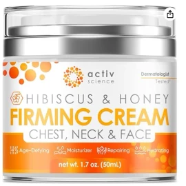 Activscience Hibiscus & Honey Firming Cream, Neck Firming Cream, Skin Tightening Cream, Skin