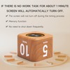 Exlliy Pomodoro Timer 5, 25, 10, 50 Minutes Preset, Desk