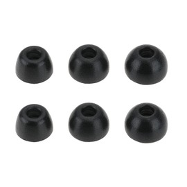 VGOL 3 pairs of Memory Foam Eartips Earbuds Earpad Ear Tips Foam Tips Compatible with Raycon The Everyday Wireless Earbuds S M L Size Black