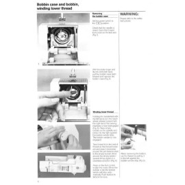 Bernina Model 1008 Operator's Instruction Manual Printed and Comb Bound - Printed Manual