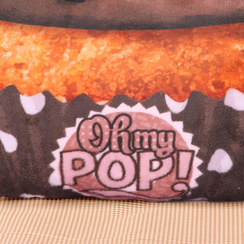 Oh My Pop! Cupcake-Large Cushion, Brown, 34 x 32 cm