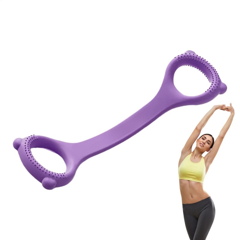 Stretch Bands for Exercise,8-Shaped Fitness Stretch Bands - Chest Training